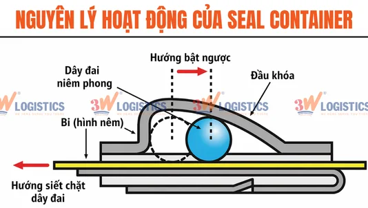 Nguyên lý hoạt động của seal container