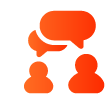 user speech bubble icon