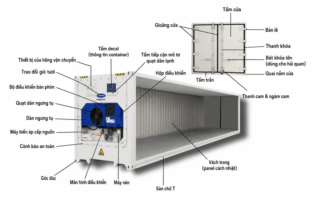 Container lạnh (reefer container)