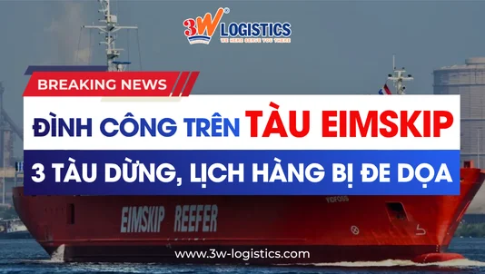 Đình Công Trên Tàu Eimskip: 3 Tàu Dừng, Lịch Hàng Bị Đe Dọa