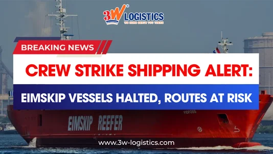 Crew Strike Shipping: 3 Eimskip vessels halted on North Atlantic routes