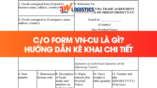 CO Form VN CU? Hướng dẫn kê khai chi tiết