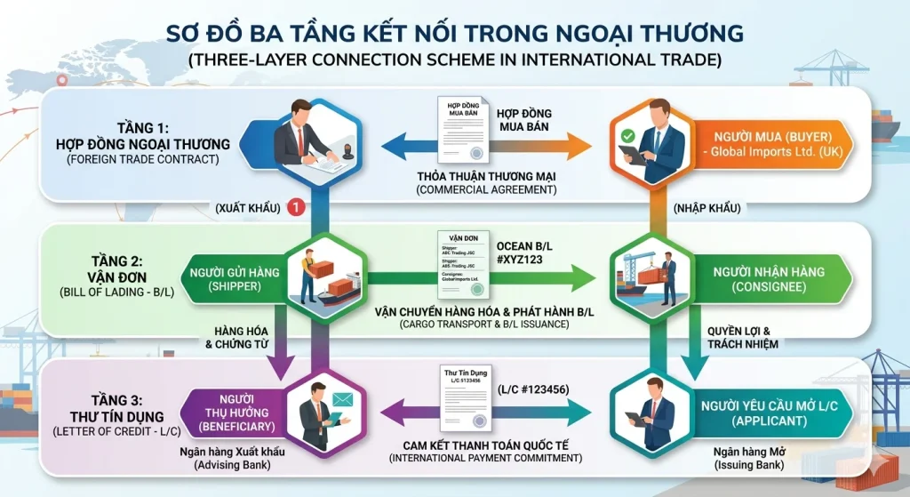 Phân biệt Consignee và Buyer Shipper và Seller