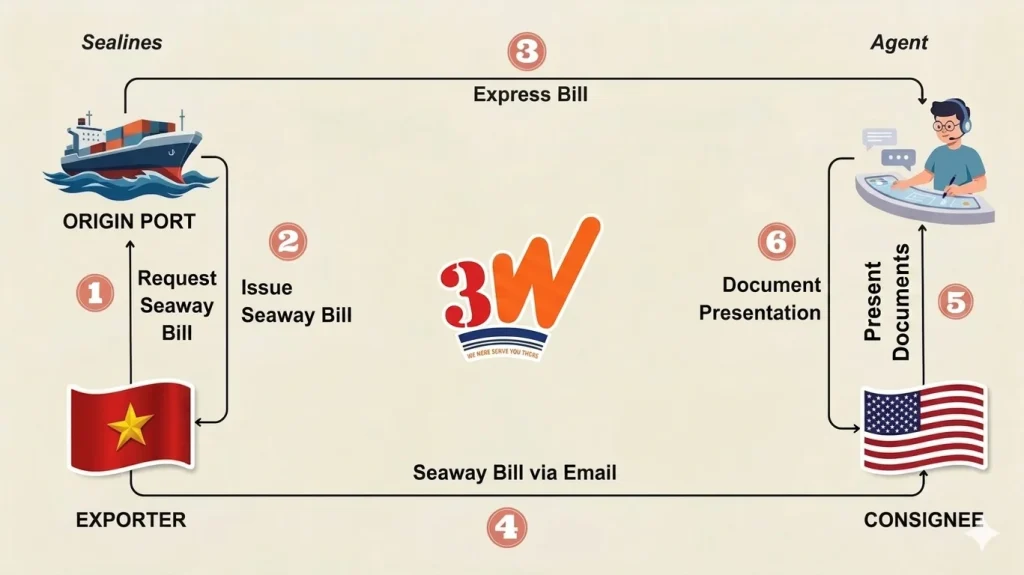 Seaway Bill Issuance and Receipt Process
