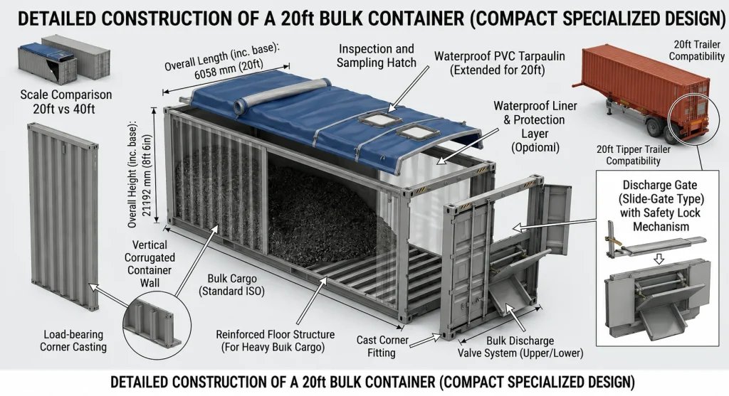 bulk container 20ft