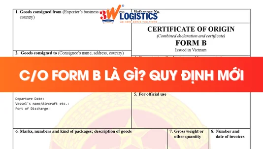 C/O Form B là gì? Cách kê khai mới nhất hiện nay