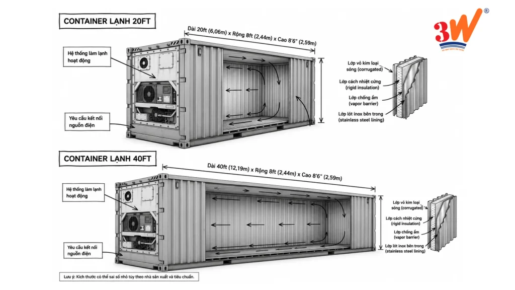 container lạnh (Reefer Container)