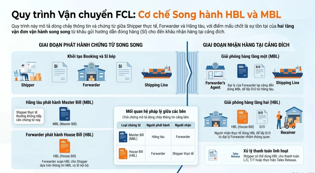 so sánh House bill (HBL) và Master bill (MBL)