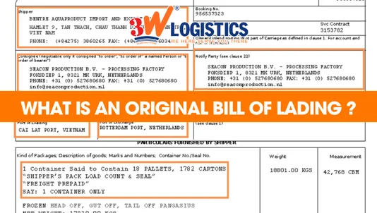 what is an original bill of lading