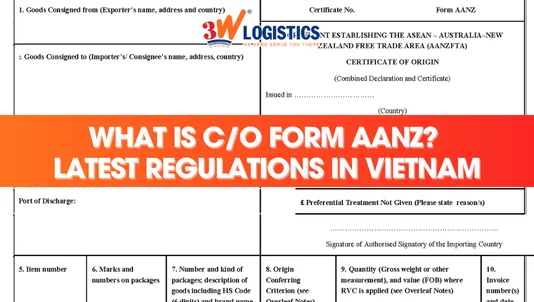 What is C/O Form AANZ? Vietnam Export Regulations