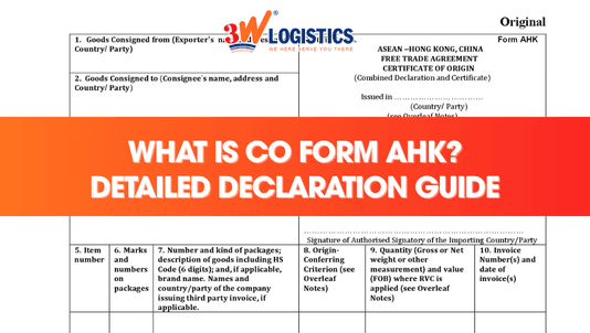 What Is CO Form AHK? Detailed Declaration Guide