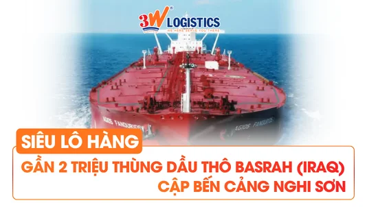 Cảng Nghi Sơn đón gần 2 triệu thùng dầu thô từ Iraq