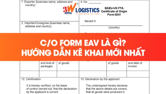 CO Form EAV là gì? Hướng dẫn kê khai chi tiết mới nhất