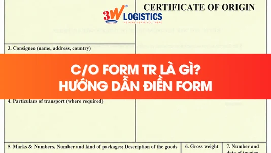 CO Form TR là gì? Hướng dẫn kê khai chi tiết