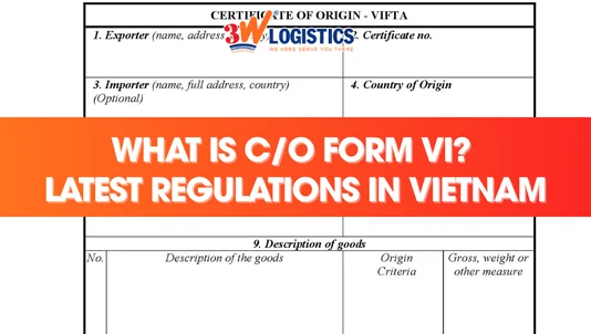 What is CO Form VI? Vietnam Declaration Guide