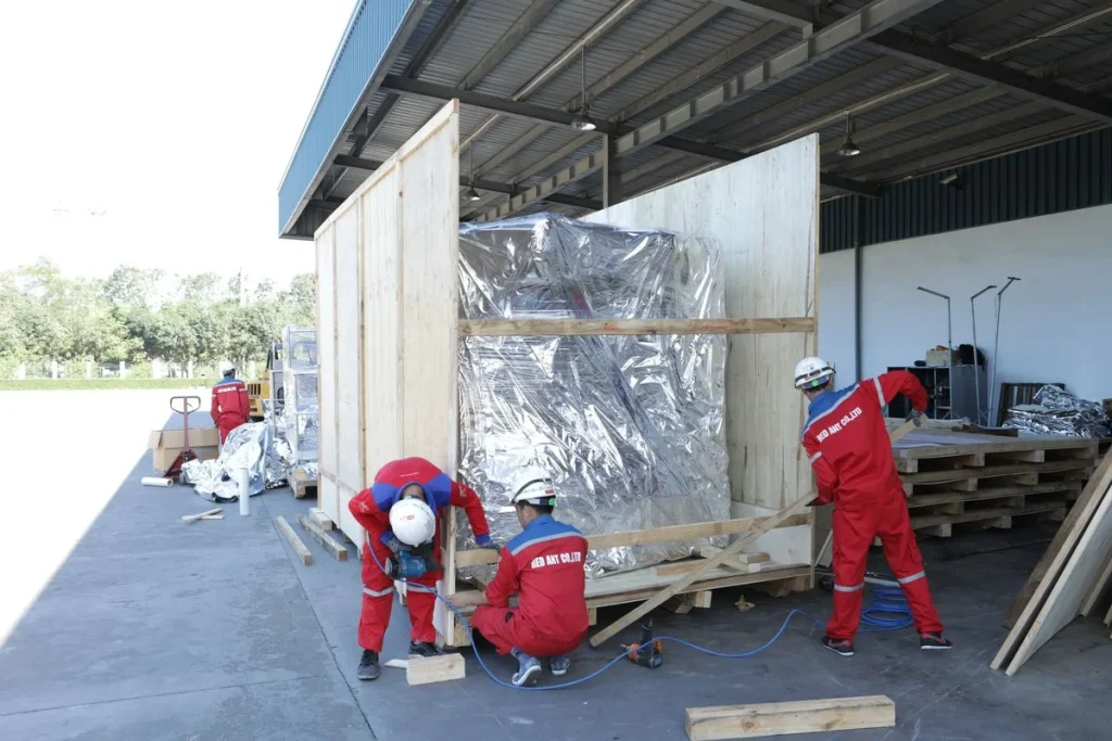 packaging machine import procedure process