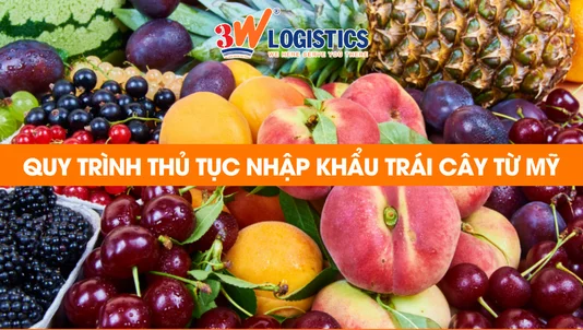 quy trình thủ tục nhập khẩu trái cây từ mỹ