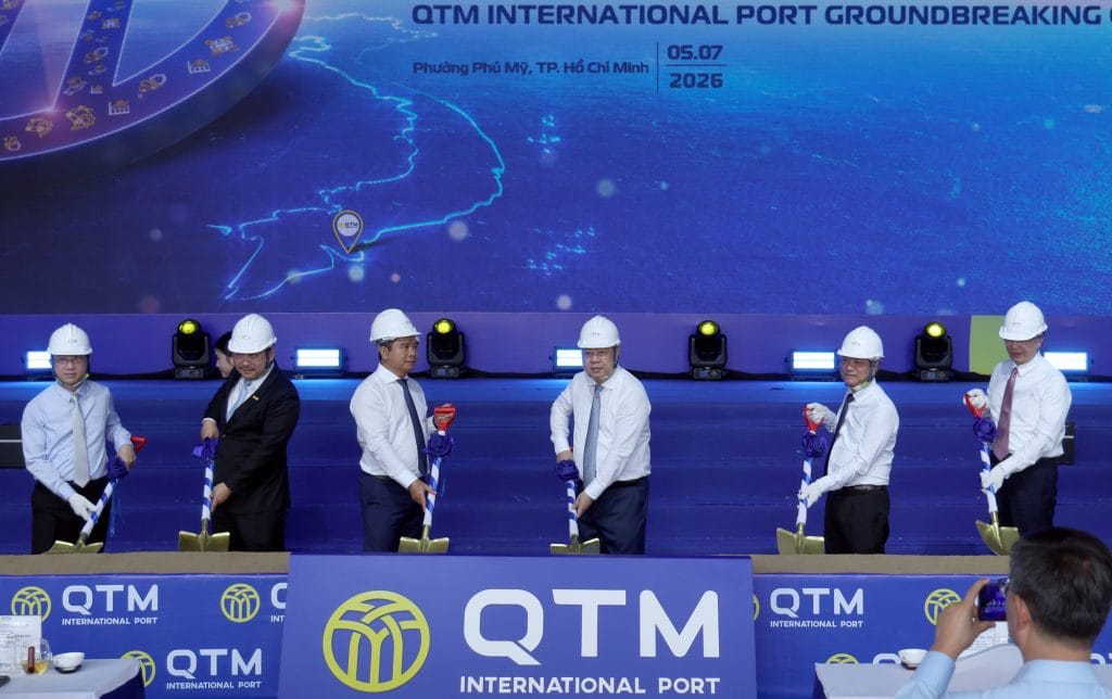 Khởi công cảng QTM Cái Mép