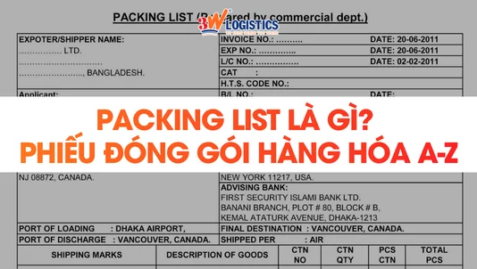 Packing List Là Gì? Phiếu Đóng Gói Hàng Hóa A-Z