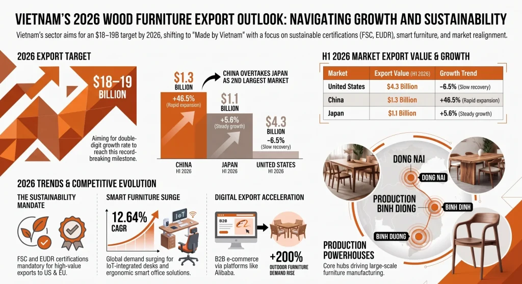 Wooden furniture export procedures