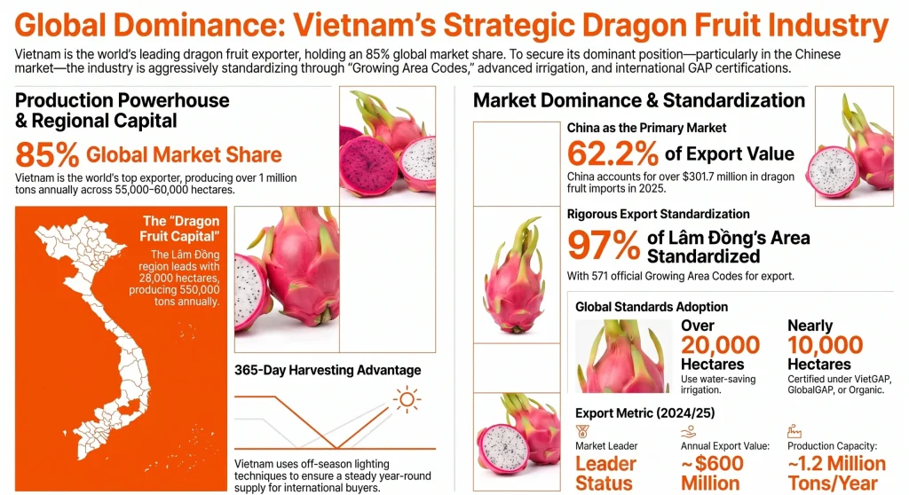 dragon fruit export proceduce