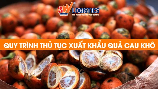 quy trình thủ tục xuất khẩu quả cau khô