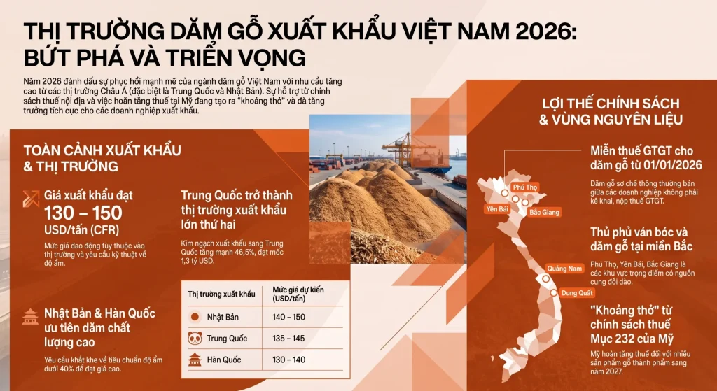 thủ tục xuất khẩu dăm gỗ