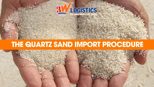 quartz sand import procedure