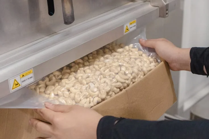 packaging specifications for exported cashew nuts
