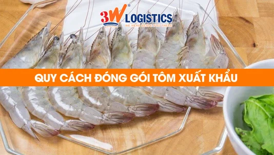 quy cách đóng gói tôm xuất khẩu