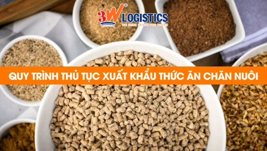 quy trình thủ tục xuất khẩu thức ăn chăn nuôi