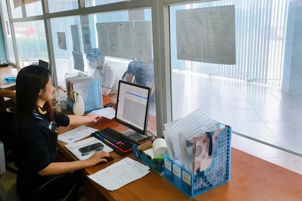 on-spot export customs procedures