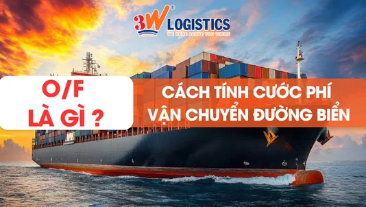 O/F là gì? Cách tính cước phí vận chuyển đường biển