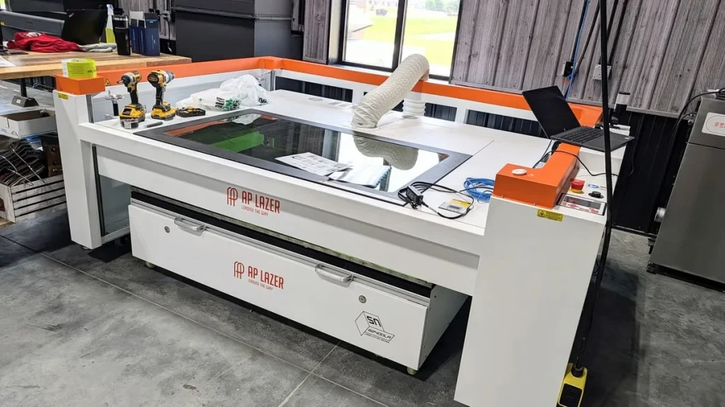 laser engraving machine import procedure